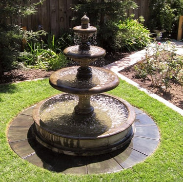 Giannini Garden Newcastle Three Tier Pond Fountain